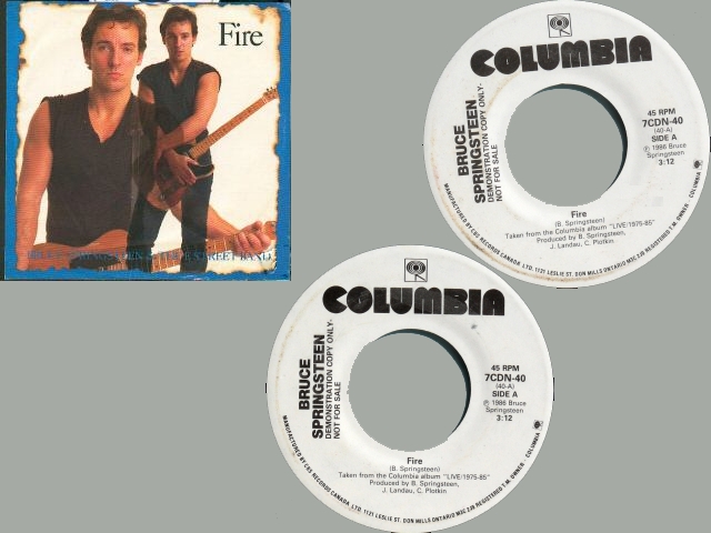 Bruce Springsteen - FIRE (INTRO / NO INTRO)